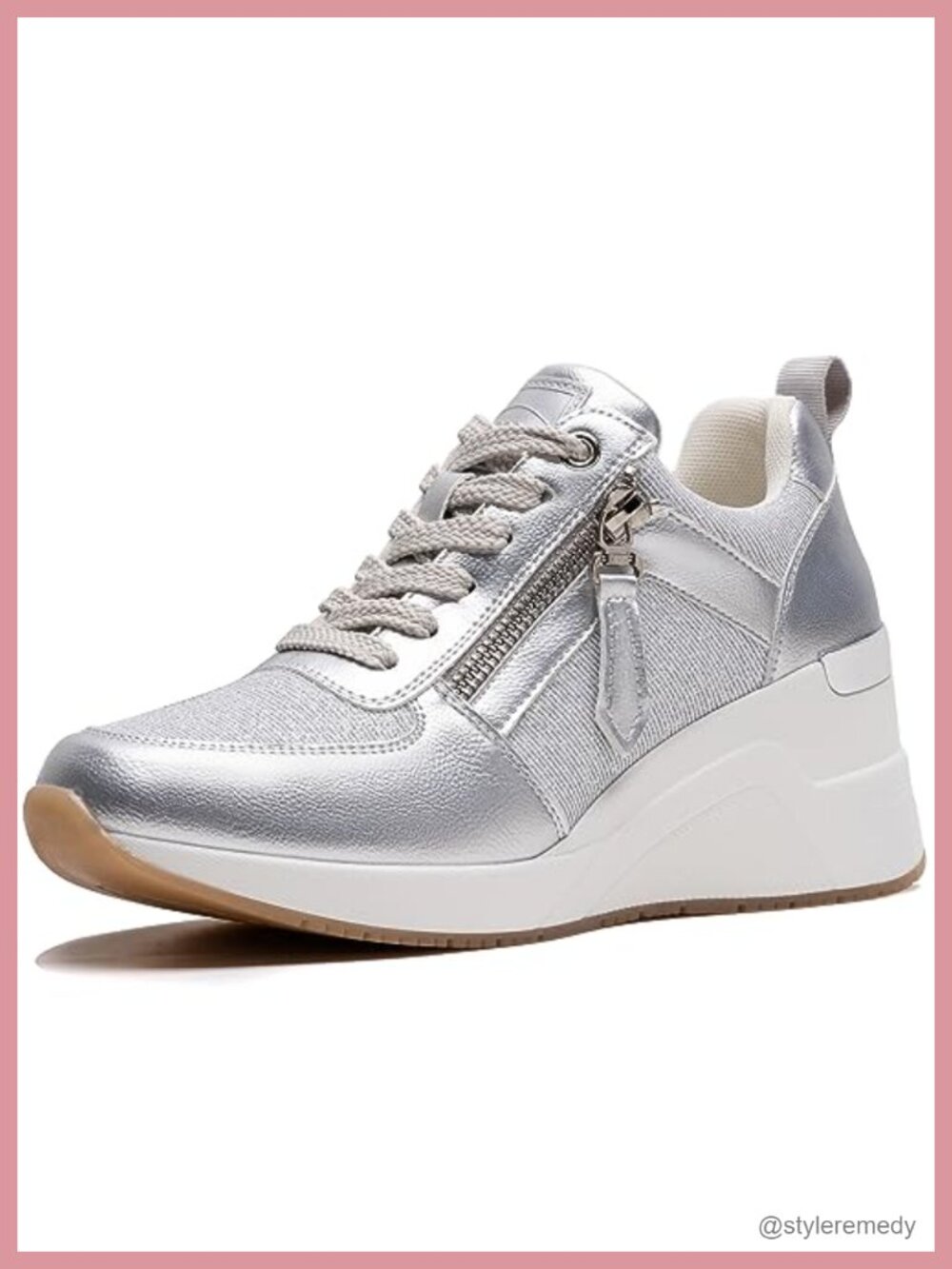 Wedge Sneakers Women Platform Tennis Shoes Breathable Lightweight Cushioned